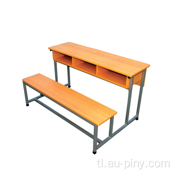 3 Seater Student Desk at Chair School Bench